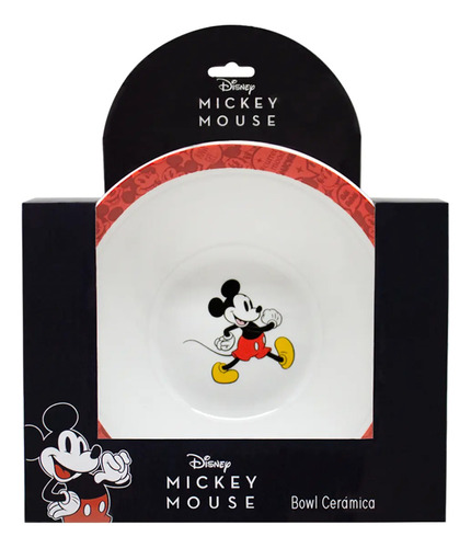 Bowl Ceramica Mickey Mouse Disney 500cc