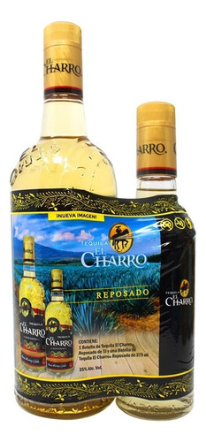 Tequila El Charro Clasico Reposado Pack 1l + 375 Ml
