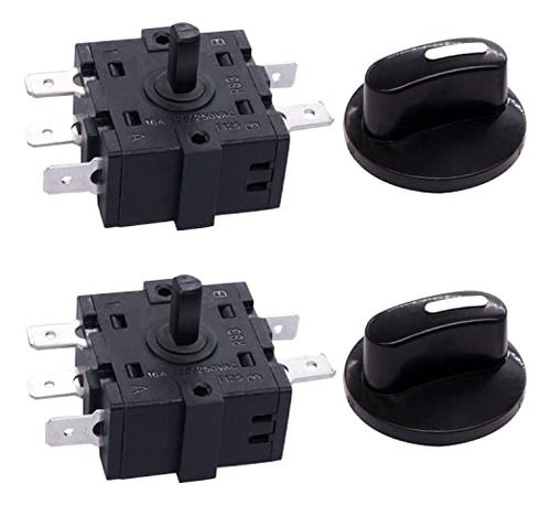 Interruptor Giratorio 2pcs 125/250vac 16a 4 Posiciones ...