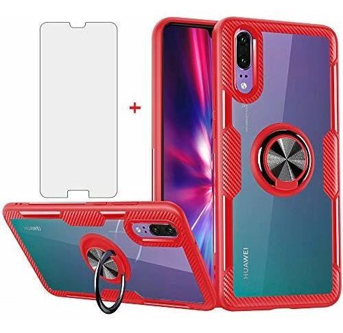 Estuche Para Teléfono Para Huawei P20 Con Protector De Panta