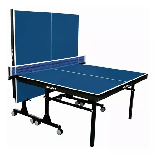 Mesa de ping pong Klopf 1009 fabricada em MDF cor azul