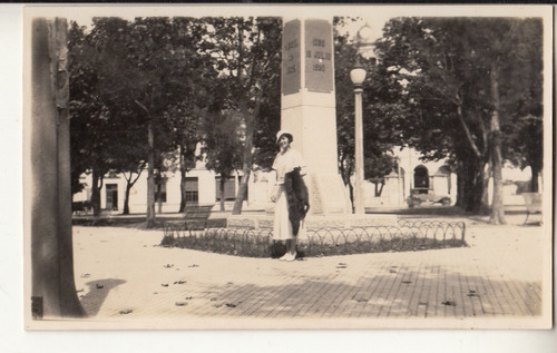 Antigua Postal Plaza De Uruguay Monumento Centenario De 1830