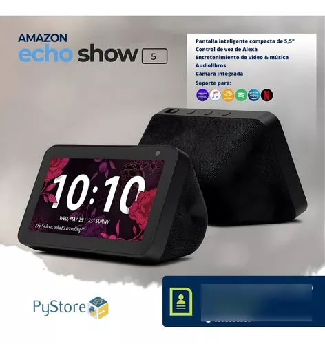 Echo Show 5 3ra Generación 2023 - Pantalla Inteligente Con Alexa -   - Distribuidores Oficiales