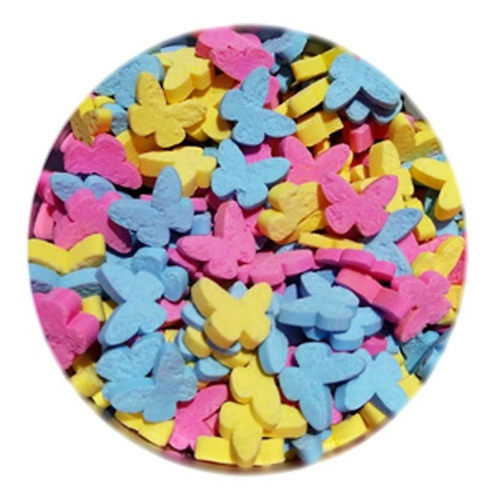 Confeti Comestible Mariposas Jumbo Para Cupcakes Pasteles