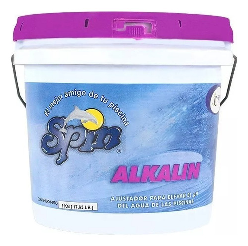 Alkalin Sube Ph Y Alcalinidad Total P/ Alberca Spin 5 Kgs