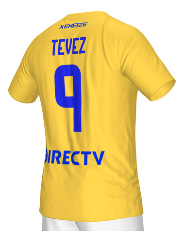 Remera Amarilla Boca Juniors - Jugadores - Algodón