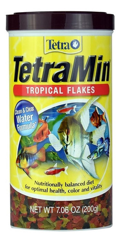 Alimento Tetra Tetramin Tropical Flakes 200g Angel Neon Gupp