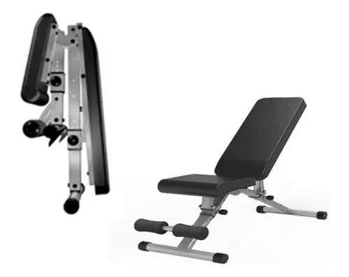 Goplus Banco ajustable para sentarse, banco inclinado de entrenamiento  abdominal, banco de abdominales curvo declinación para ejercicios de