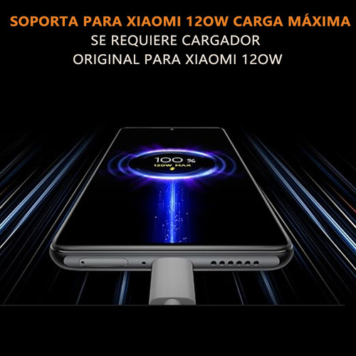 6a Cable 1.5m Tipo C Para Xiaomi Poco Súper Carga Rápid 2pzs