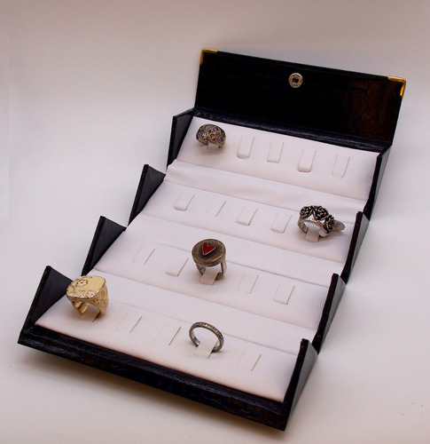 Imagen 4 de 5 de Joyero Rectangular Mediano - Diseño Italiano - Caja De Joyas