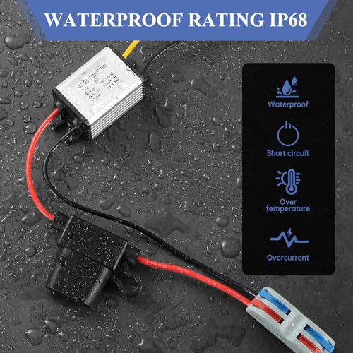 Pack Convertidor Dc/dc 8-32v A 5v Para Automocin Y Led