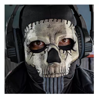 Máscara Ghost Call Of Duty Mw2 Caveira Com Touca Balaclava