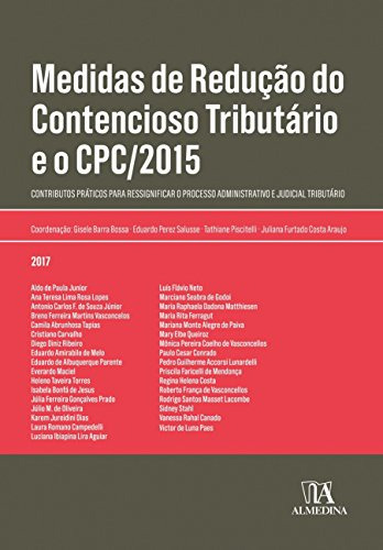 Libro Medidas De Reducao Do C Tributario E O Cpc 2015 De Jun