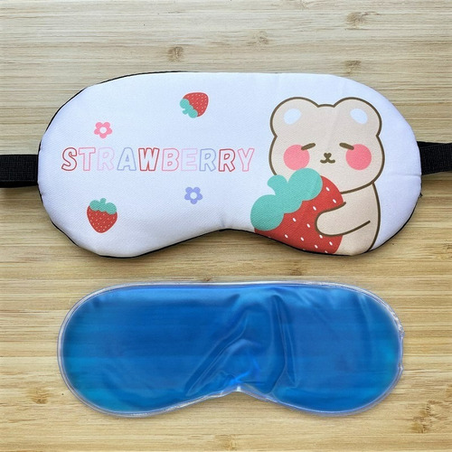 Imagen 6 de 8 de Antifaz Relajante Kawaii Mascara Gel Para Dormir Viaje