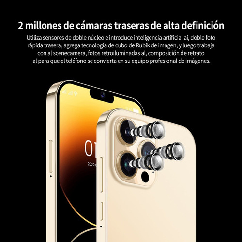 P Celular Android I13 Pro Max Blanco 6.3 En