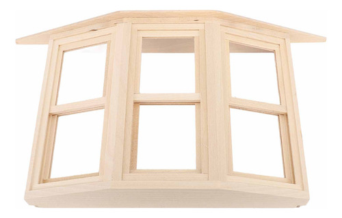 Ventana En Miniatura 1:12 Con Forma De Casa De Muñecas, Made