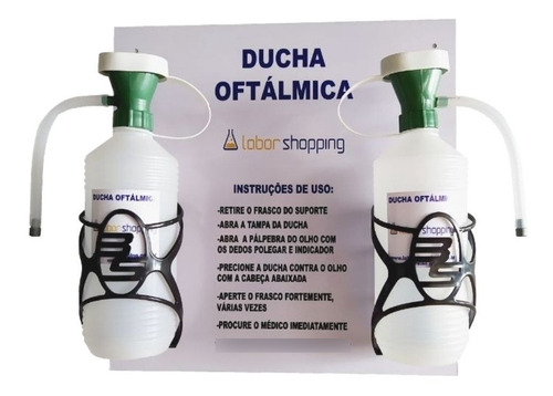 Ducha Lava Olhos Emergência C/ Suporte De Parede - Oferta