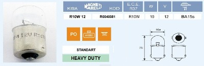 Lampara 12 Volt Magneti Marelli R0040081