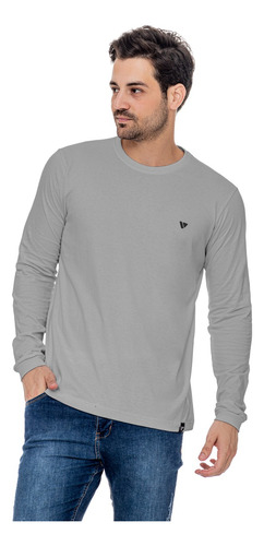 Camisa Masculina Manga Longa Slim Voker 100% Algodão Atacado