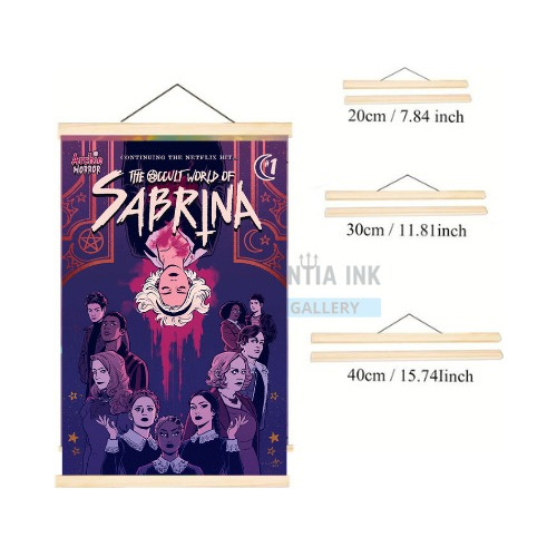 Poster Pergamino Sabrina Serie Art. Mod. 28 De 30 X 40 Cm