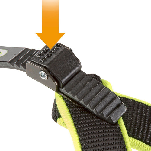Imagen 2 de 10 de Arnés Ergonómico Pretal Perros Ferplast Agila Fluo Talle 3