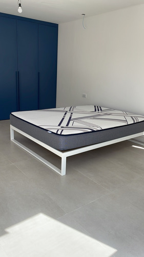 Cama Minimalista Tuxon 80x190 Base Entera En Una Pieza Sin R