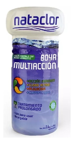  Boya Multiaccion 4 En 1 Recargable Pileta Piscina Nataclor