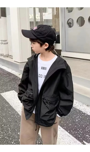 Chaqueta Casual Con Capucha Para Niños, Ropa De Abrigo Para