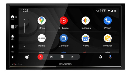 Autoestéreo Kenwood Dmx809s Carplay Android Auto Wifi Color Negro