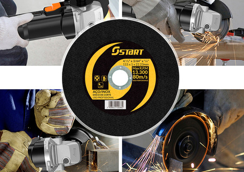 Disco De Corte Fino Inox 4.1/2 X 1,0 Esmerilhadeira 50 Pçs