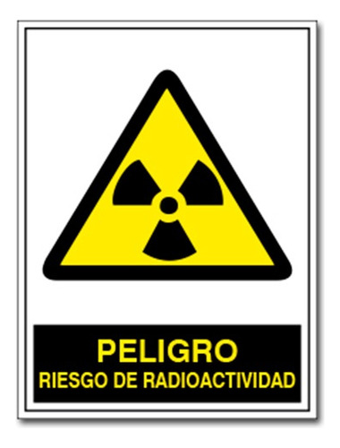 Cartel Radioactividad 22x28cm