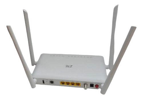Zte F6600p Ax3000 Wi-fi 6 Dual-band Ont Blanco (Usado)