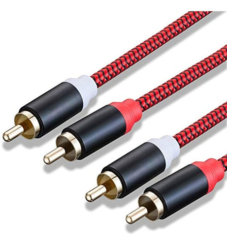 Cable Rca De 12 Pies, 2rca Macho A 2 Rca Macho, Cable De Aud