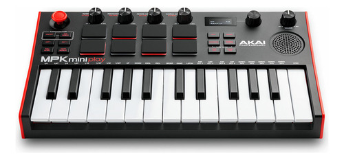 Controlador Midi Akai Mpk Mini Play Mk3 Color Negro