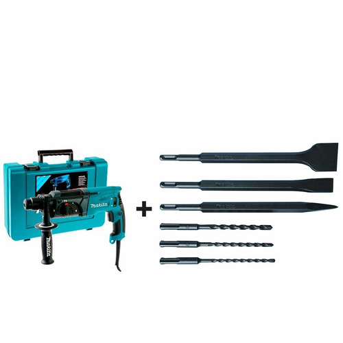 Rotomartillo Makita Hr2470x13 Cincel Punta Mechas Envio