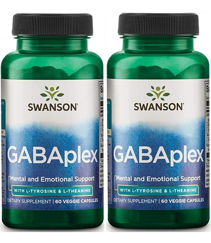 Gabaplex 60 Cap Stress Fatiga Y Mas Pack 2x Envio Gratis