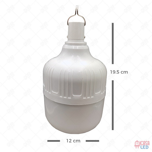 2 Foco Led Portatil 36w Emergencia Usb Recargable Al