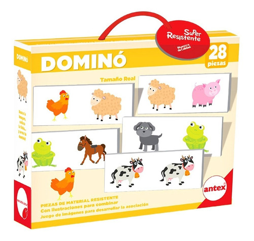 Juego Domino Animales Aprender Estrategia Antex