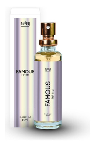 Perfume Masculino Famous For Him Amakha Paris 15ml Bolso