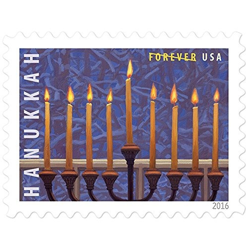 Hanukkah Usps Siempre Primera Clase Sello U.s. Vacaciones