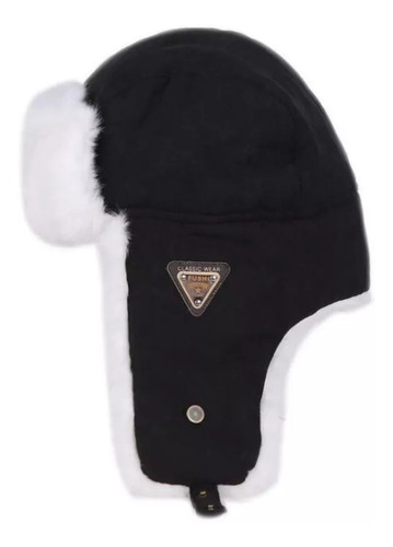 Gorro Gorro Ruso Unisex Cálido De Lona Invierno Mod Piloto