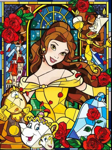 Diamond Painting Princesas Disney 30x40 Cms.