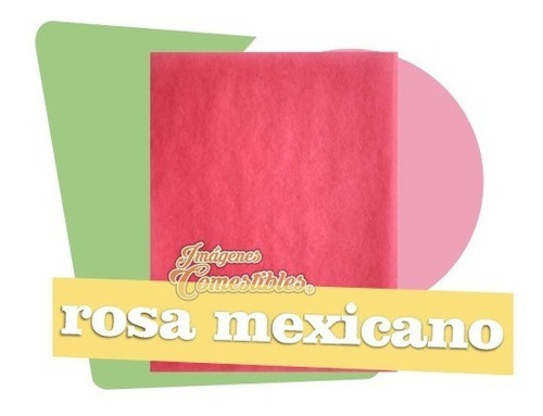 Hojas De Arroz De Colores Paquete Con 5 Hojas #2