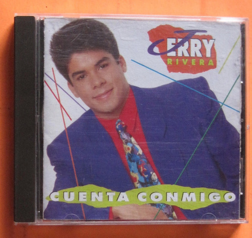 Jerry Rivera Cuenta Conmigo Cd Salsa 1992 Sony Discos Usa