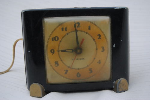 Reloj Westclox Ben Bolt Electrico Antiguo Vintage Funciona