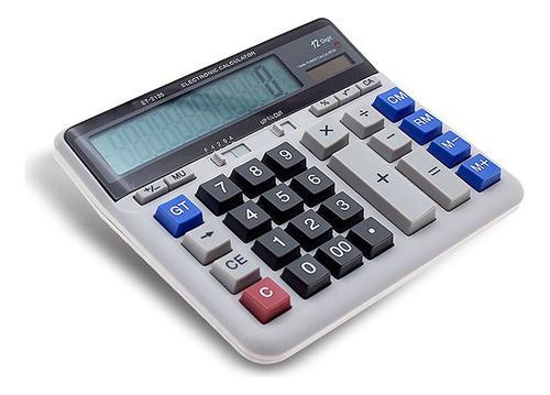 Calculadora Electrónica Para Ordenador Grande, Solar Y Bate