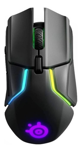 Mouse gamer de juego inalámbrico recargable SteelSeries  Rival 650 Wireles black