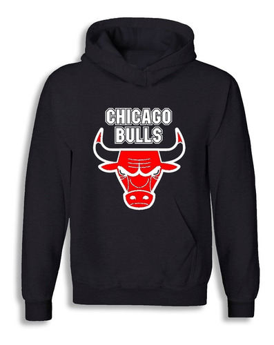 Poleron Estampado Diseño Chicago Bulls
