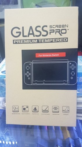 Mica Protector Para Nintendo Switch Pantalla Vidrio Templado