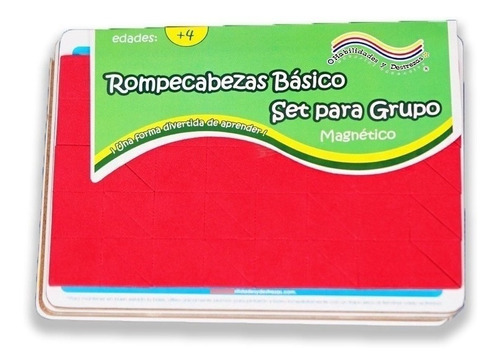 Juego Rompecabezas Básico Magnético 4 Pzs Infantil Educativo